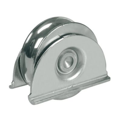 Roue à rainure ronde de 80 mm avec une rainure de 16,5 mm dans un support à tête fraisée
