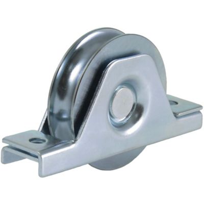Roue à rainure ronde de 80 mm dans son support