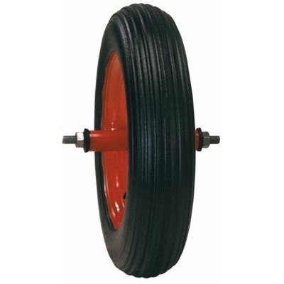 Roues de brouette gonflable jante métal diam 370