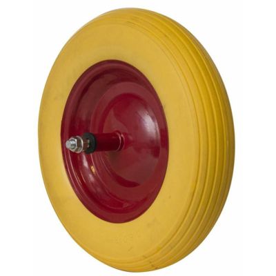 Roues de brouette increvable jante métal diam 368