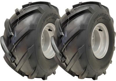 Roues et jantes à crampons Rotovator 20x10.00-8 à centre ouvert P328, entraxe 100 mm (lot de 2)