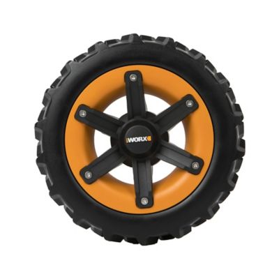 Roues à Crampons Premium Pour Robot Tondeuse Worx Landroid S Et M - Noir - Pack De 2 - Spike4You
