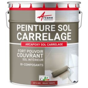 Rouge Tomate - RAL 3013 - 2.5 kg (jusqu'à 12.5 m² en 2 couches) - ARCANE INDUSTRIES