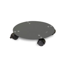 Roule-plante acier gris anthracite rond ∅30 cm