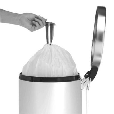 Sac poubelle Blanc - 5 L - Rouleau de 20 sacs (Rouleau de 20 sacs