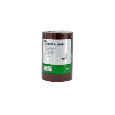 Rouleau Papier Abrasif BGS - 115mm X 5m - Grain 60 - Pour Ponçage Bois, Métal, Plastique