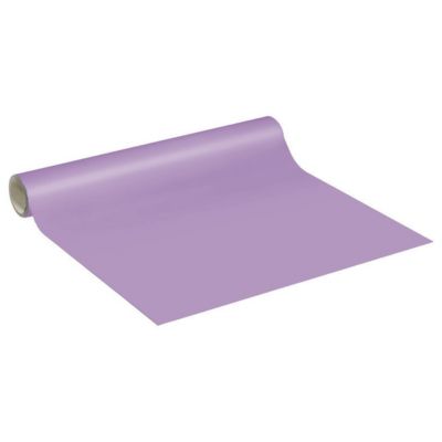 Rouleau adhésif décoratif Vinyle au Mètre - Sticker Lavable Imperméable Mur Cuisine Meubles - 60cmx5m - Lilas