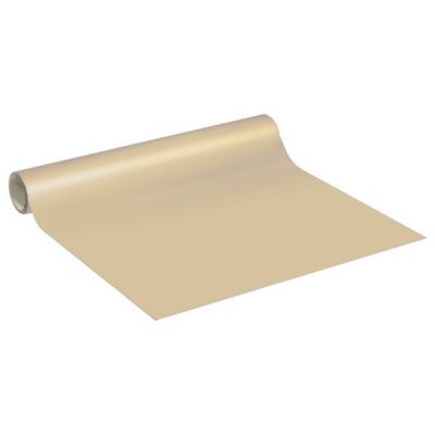 Rouleau adhésif décoratif Vinyle au Mètre - Sticker Lavable Imperméable Mur Cuisine Meubles - 60cmx6m - Sable