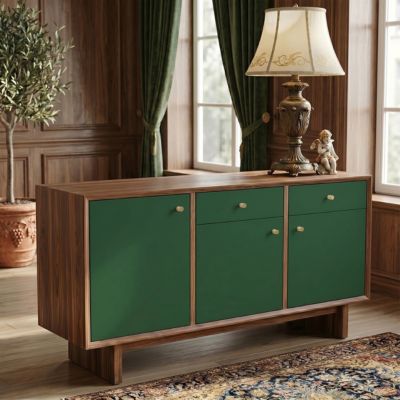 Rouleau adhésif Imperméable Vinyle au Mètre - Sticker Lavable Cuisine Meuble Armoire Porte - 60cmx2m - Vert foncé