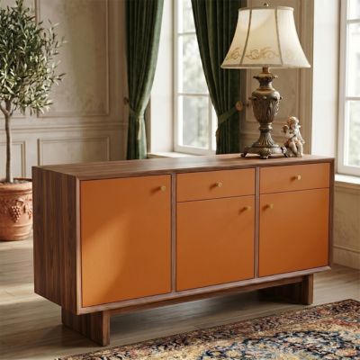 Rouleau adhésif Imperméable Vinyle au Mètre - Sticker Lavable Cuisine Meuble Armoire Porte - 60cmx30m - Noisette