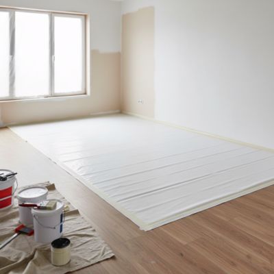 Rouleau de bâche de protection sol fine GoodHome 3 x 15m