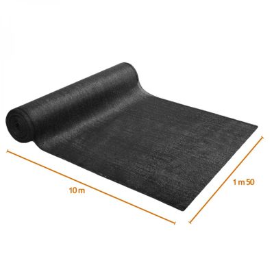 Rouleau de brise vue occultant pour jardin - 1,50 x 10 m - Gris - Linxor