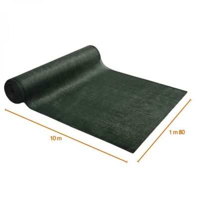 Rouleau de brise vue occultant pour jardin - 1,80 x 10 m - Vert - Linxor