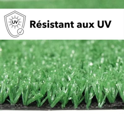 Rouleau de gazon synthétique L.4 x l.1 m x Ep.7 mm