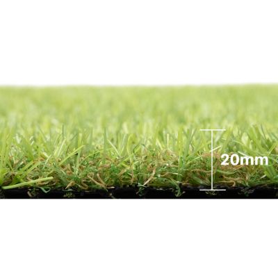Rouleau de gazon synthétique L.4 x l.2 m x Ep.2,2 cm