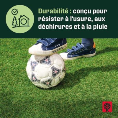 Rouleau de gazon synthétique L.4m x l.1m H.30mm Orno Klikstrom