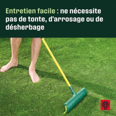 Rouleau de gazon synthétique L.4m x l.1m H.30mm Orno Klikstrom