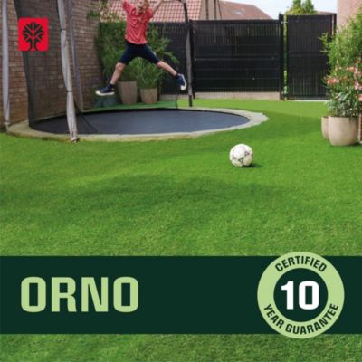 Rouleau de gazon synthétique L.4m x l.1m H.30mm Orno Klikstrom