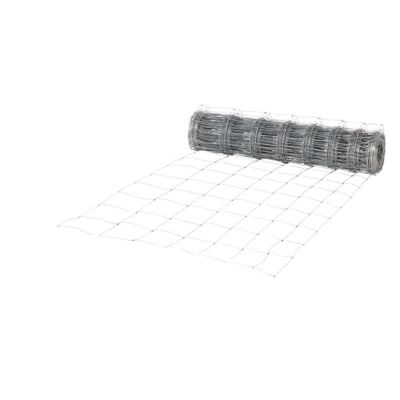 Rouleau de grillage noué Blooma - coloris galvanisé - L.50 m x H.1 m