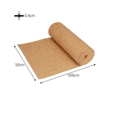 Rouleau de liège Diall 500 x 50 cm ép.4 mm (vendu au rouleau)