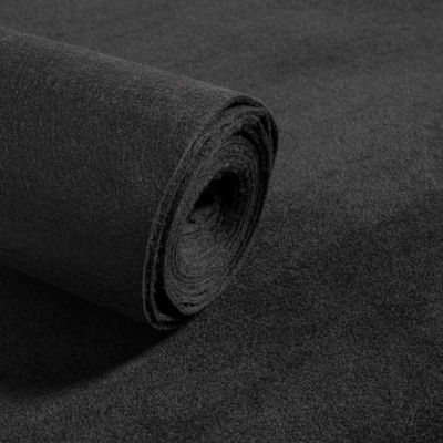 Rouleau de moquette 1 x 2,50 m noir  Oviala