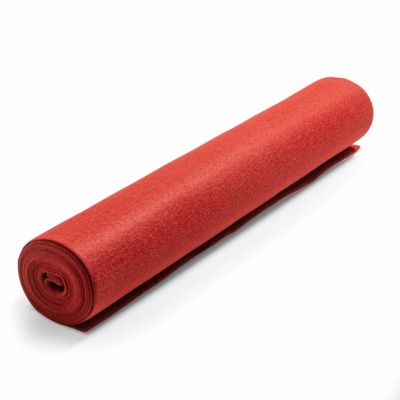 Rouleau de moquette 1 x 5 m rouge  Oviala