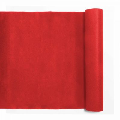 Rouleau de moquette 1 x 5 m rouge  Oviala