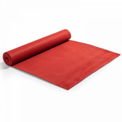 Rouleau de moquette 2 x 5 m rouge  Oviala