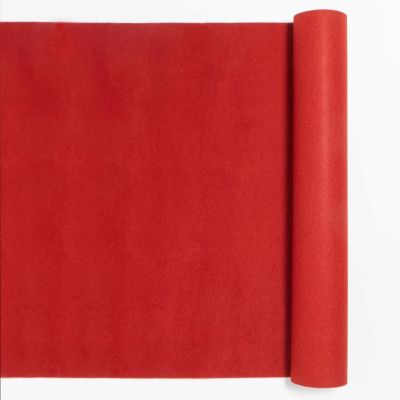 Rouleau de moquette 2 x 5 m rouge  Oviala