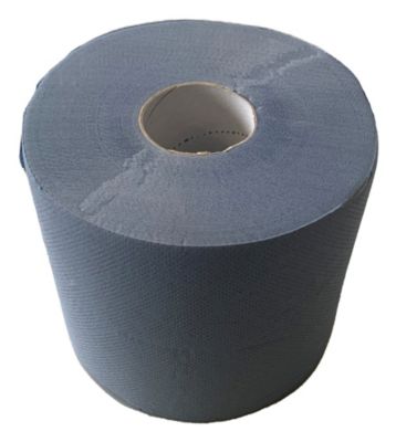 Rouleau de papier absorbant 400 feuilles bleu