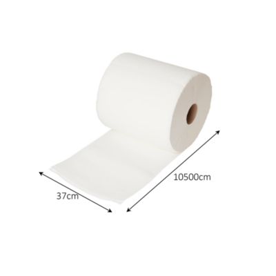 Rouleau de papier absorbant blanc 10,5m vendu par 2