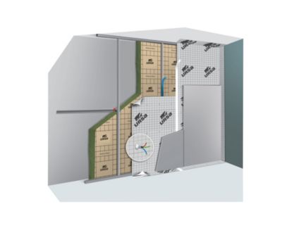 Rouleau en laine de verre Murs URSA Serenity 5,4 x 1,2 m Ép. 7,5 cm R. 2,30 m².K/W