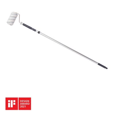 Rouleau façade 180mm + perche telescopique GoodHome 2,1m