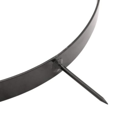 Rouleau à gazon de jardin à tirer et colliers d'aérateur 63 L fer acier vidaXL