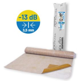 Panneau d'isolation acoustique polyuréthane Instasoft Recticel - 0,6 x 1,2  m ép.40 mm (6 panneaux)