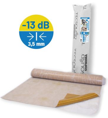 Rouleau isolant phonique Soprema Tecsound 122 x 260 cm (vendu au