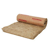 Rouleau laine de roche Rockwool Roulrock kraft - 1,2 x 2,4 m ép.200 mm R. 5,1 Km²/W (vendu au rouleau)