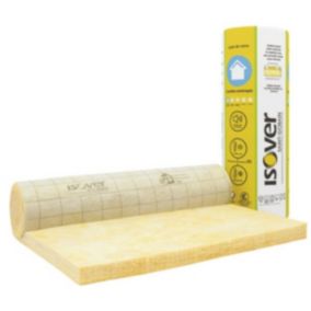 Rouleau laine de verre Isover Isoconfort - 1,2 x 10 m ép.60 mm R. 1,17m²K/W (vendu au rouleau)