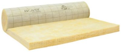 Rouleau laine de verre Isover Isoconfort - 1,2 x 10 m ép.60 mm R. 1,17m²K/W (vendu au rouleau)