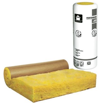 Rouleau laine de verre Supralaine 1,2 x 10 m ép.100 mm Castorama