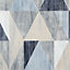 Rouleau PVC Gerflor Saloon Diamant bleu (vendu au m²)