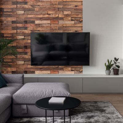Autocollant de Porte - Mars - Vinyle - Marron - 85x215cm - Décoratif