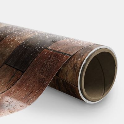 Autocollant en vinyle pour porte de réfrigérateur – Décoration de façade de réfrigérateur – Couverture d'art de congélateur