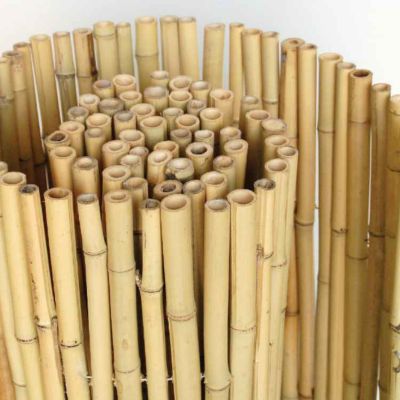 Rouleaux de clôture en roseau de bambou naturel 35 x 200 largeur x 200 hauteur cm