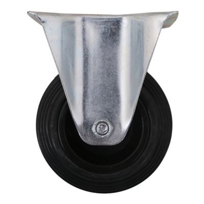 Roulette fixe ø10 cm,75 kg Caoutchouc