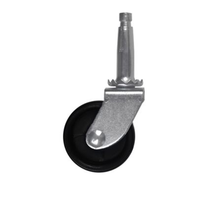 Roulette pivotante ø4.1 cm,15 kg Noir