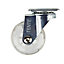Roulette pivotante à platine pivotante ø50 mm, charge max 20 kg