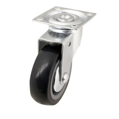 Roulette pivotante grise ø7.5 cm, charge max 60 kg