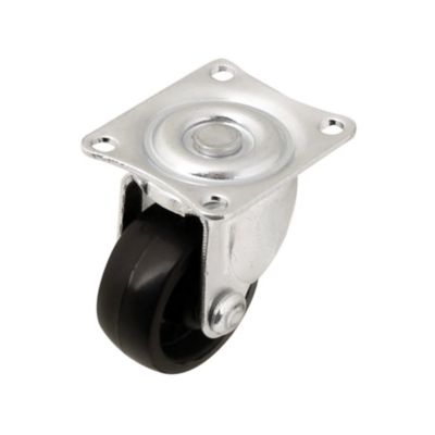 Roulette pivotante noire ø2.95 cm, charge max 15 kg