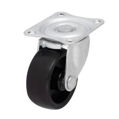 Roulette pivotante noire ø4.1 cm, charge max 20 kg